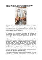 O SURGIMENTO DA TEOLOGIA DA PROSPERIDADE 03.doc